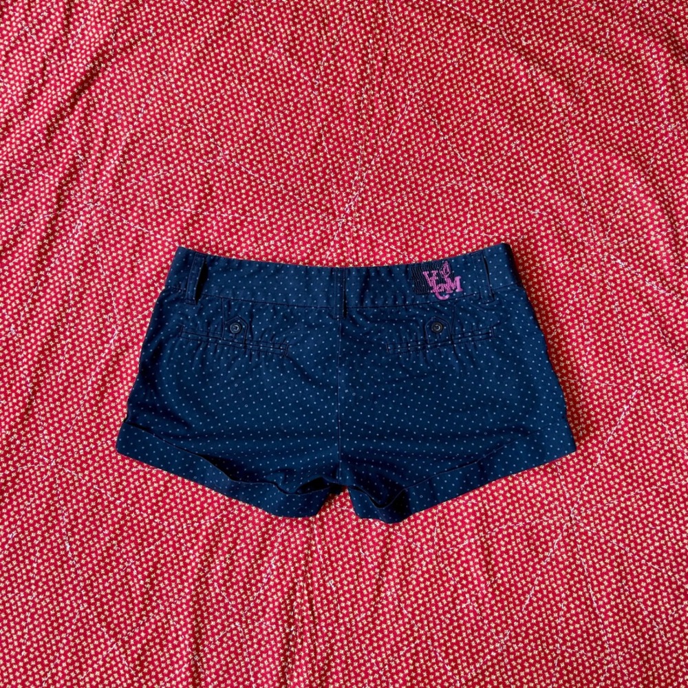 Volcom vintage 2000s Star Print low rise micro Shorts Size 9